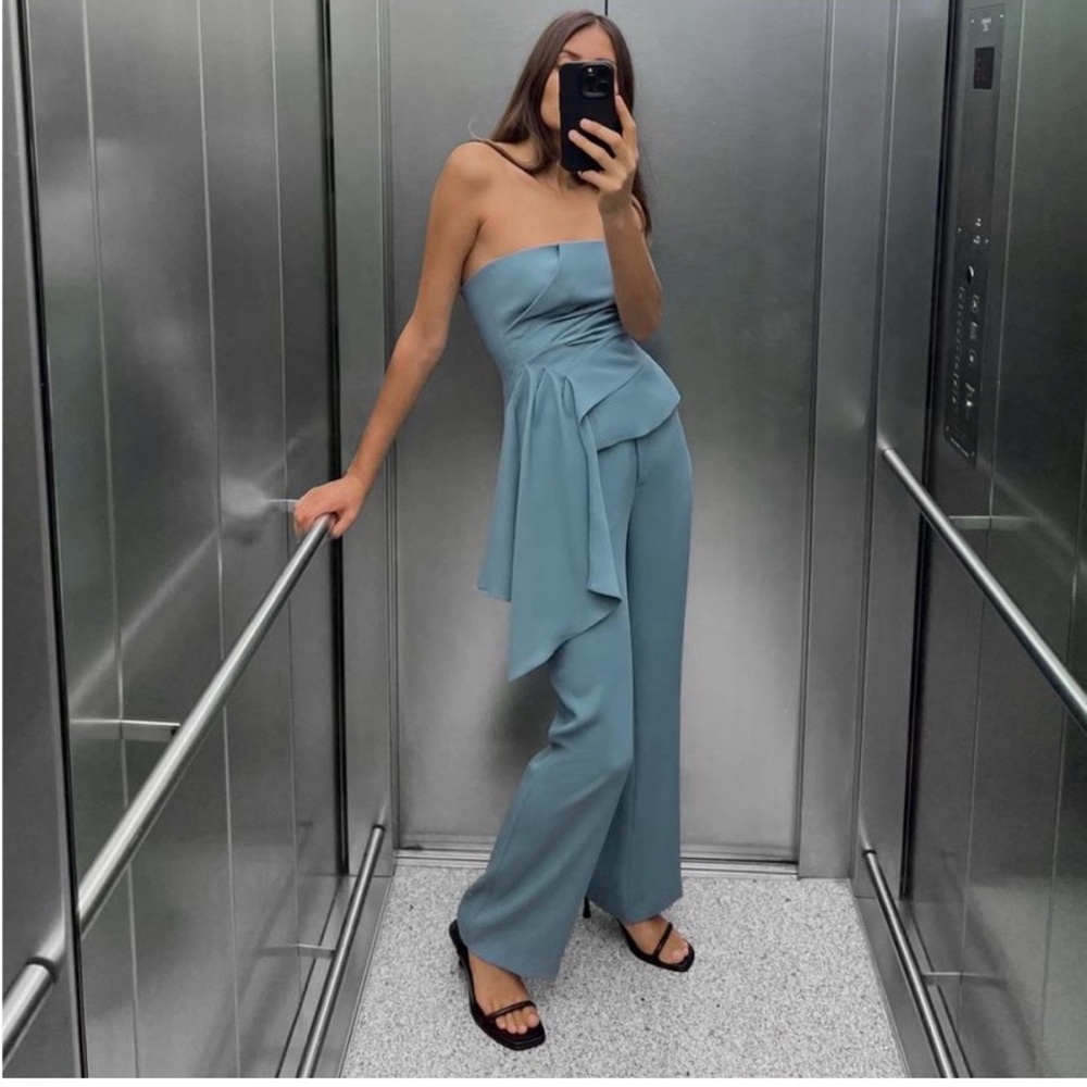 Zara NEW bustier with pants